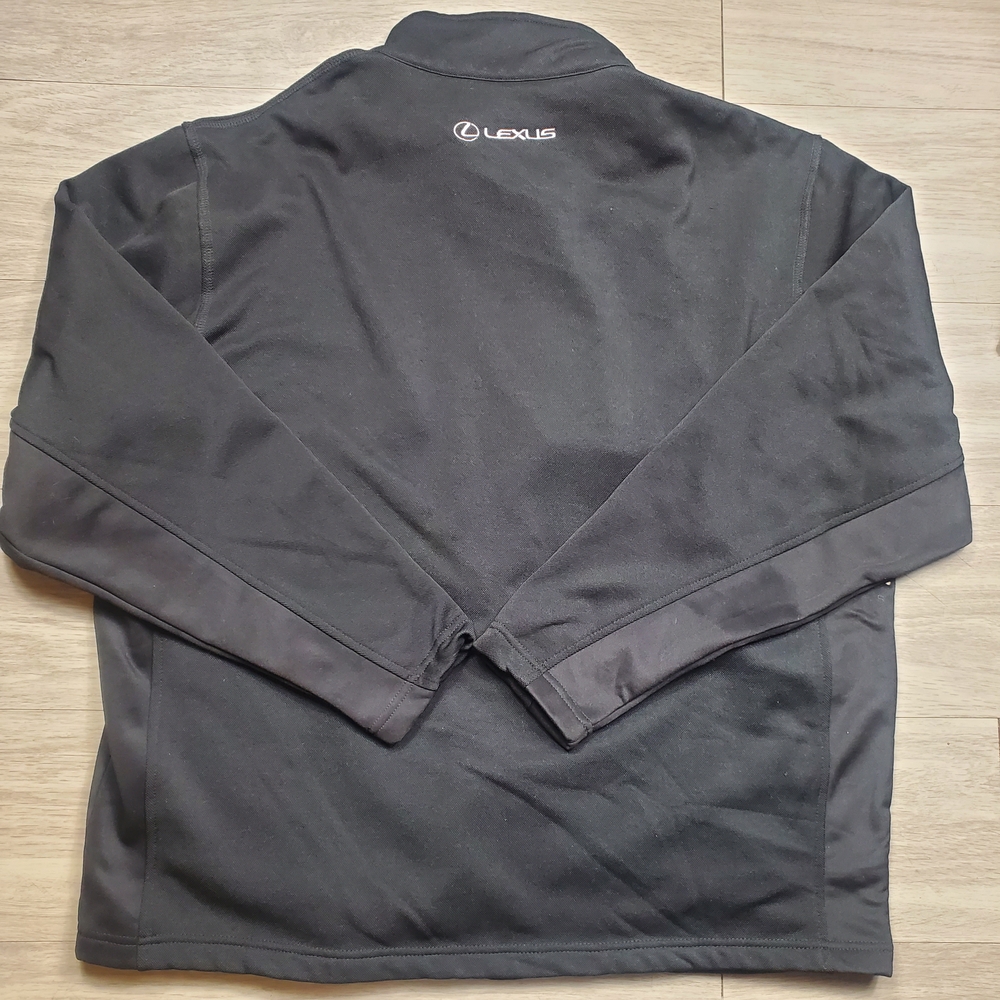 Adults Embroidered Lexus Logo Black Fleece Full Zip Jacket 2XL Team Kentucky